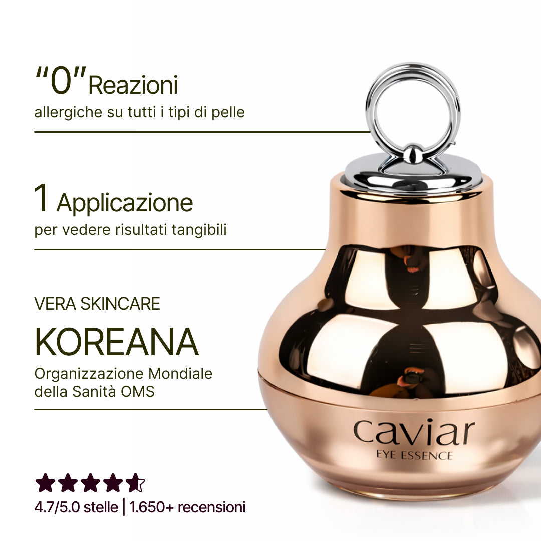 caviar offerta 1+1 - la vera skincare coreana per ringiovanire lo sguardo