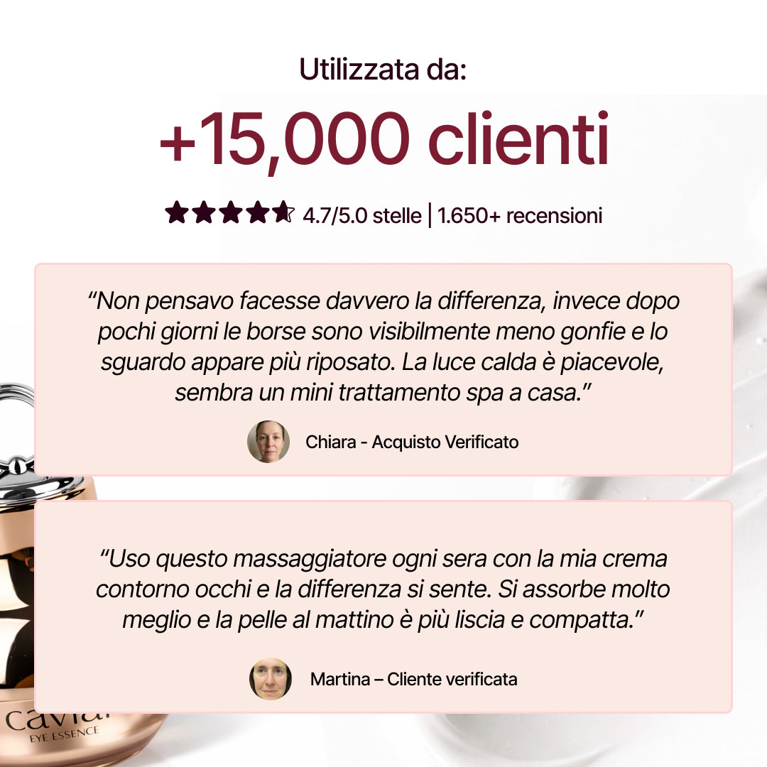 caviar offerta 1+1 - la vera skincare coreana per ringiovanire lo sguardo